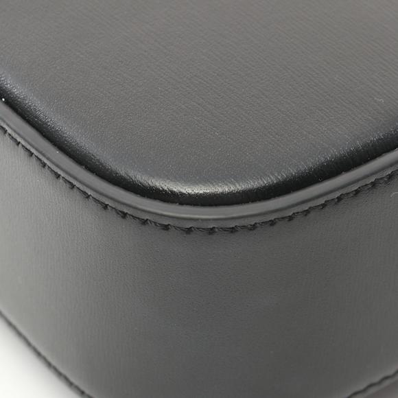 Celine Claude Leather Shoulder Black Triomphe Bag - Picture 5 of 8